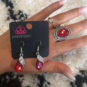 Ring and earrings set